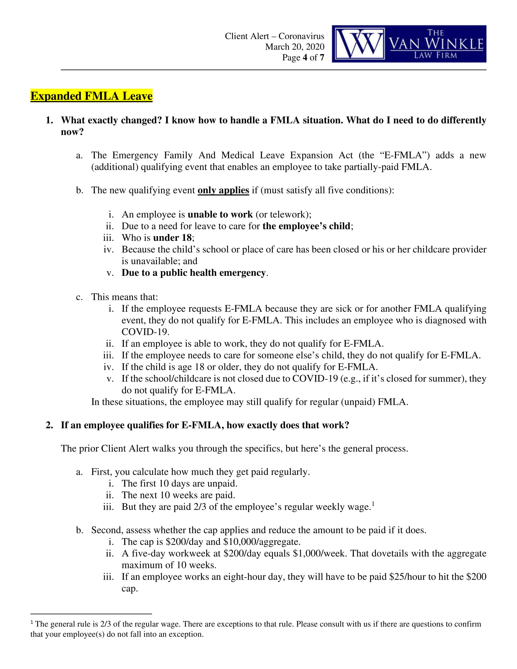 Image 4 for The Families First Coronavirus Response Act Supplement