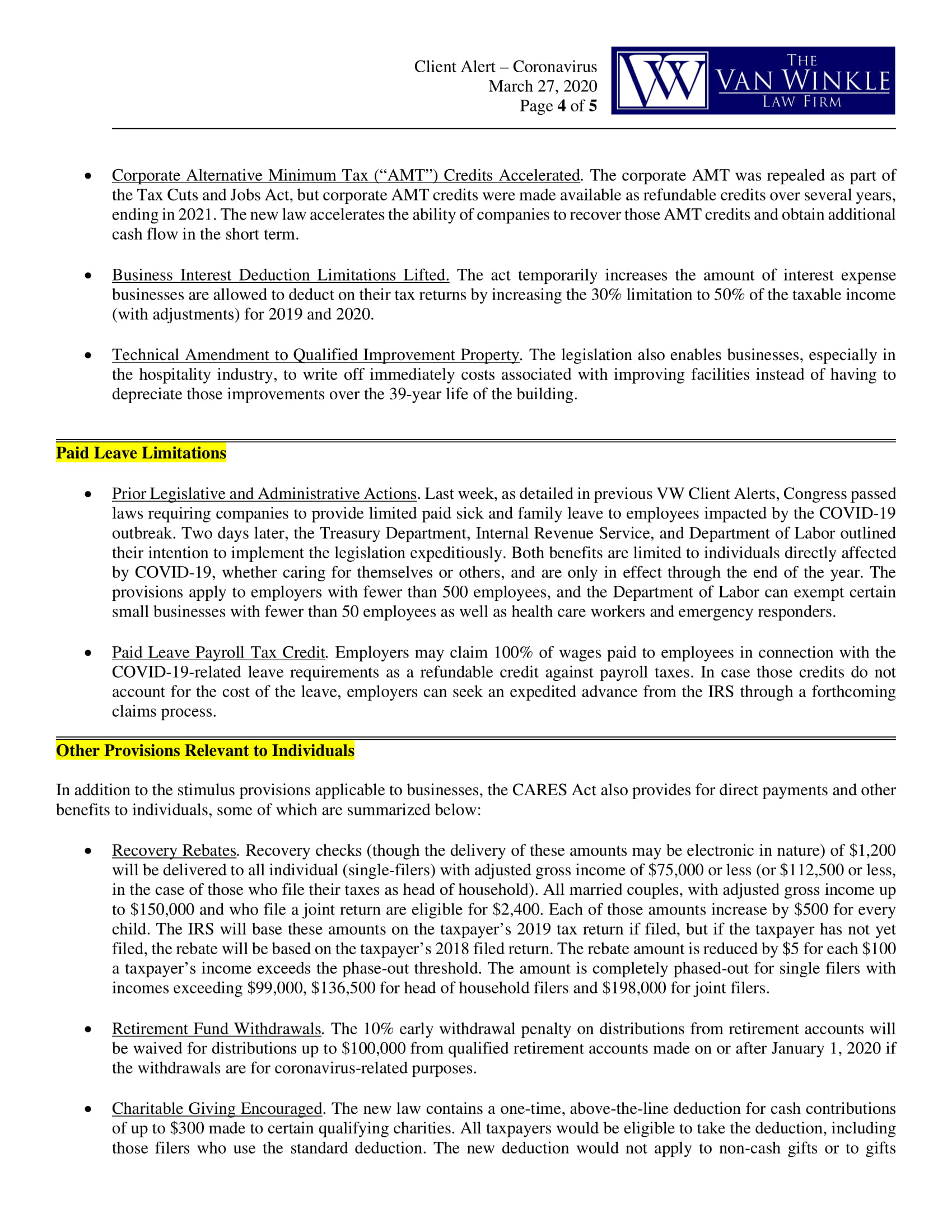 Phase 3 Coronavirus Relief Page 4