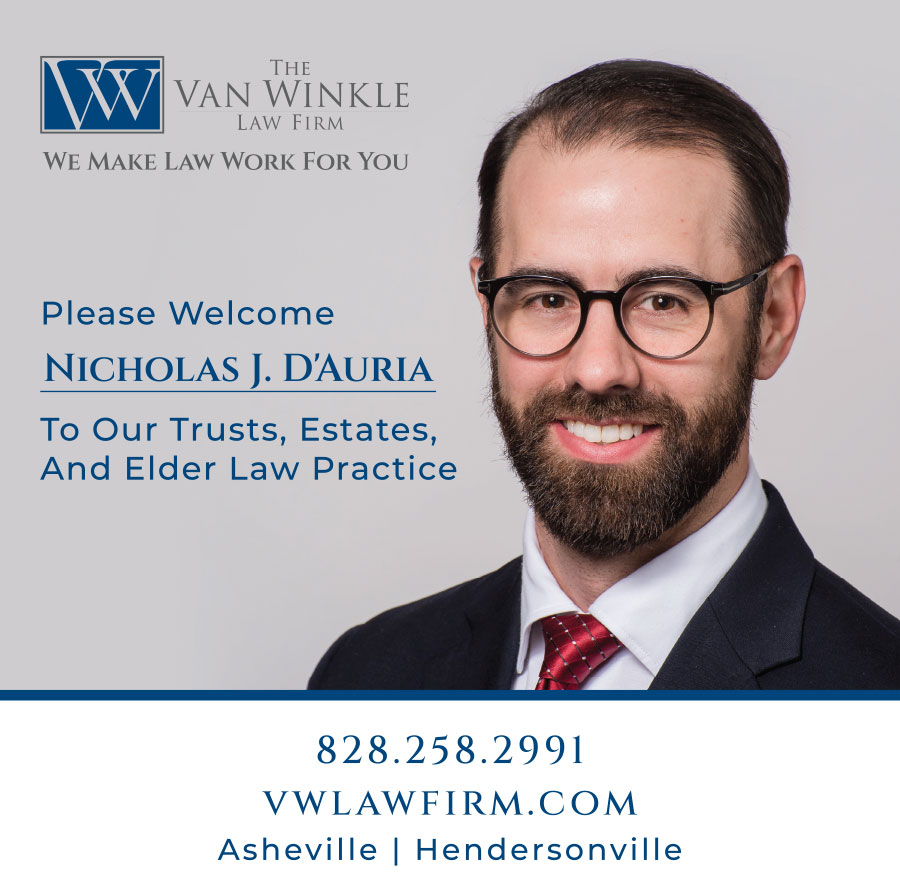 Please welcome Nicholas J. D'Auria to our tusts, estates, and elder law practice.