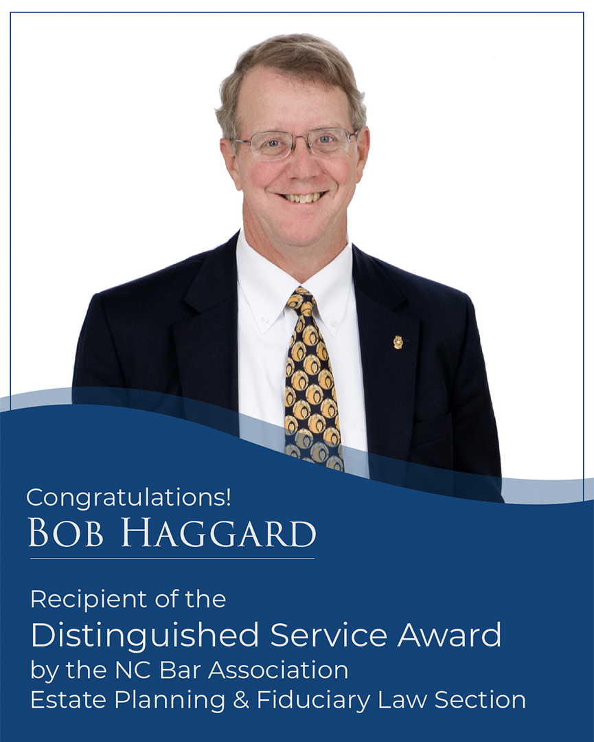 Robbert Haggard honored with distinguished service award
